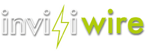 Invisiwire logo. Invisiwire, Electrical contractors, Calne, Melksham